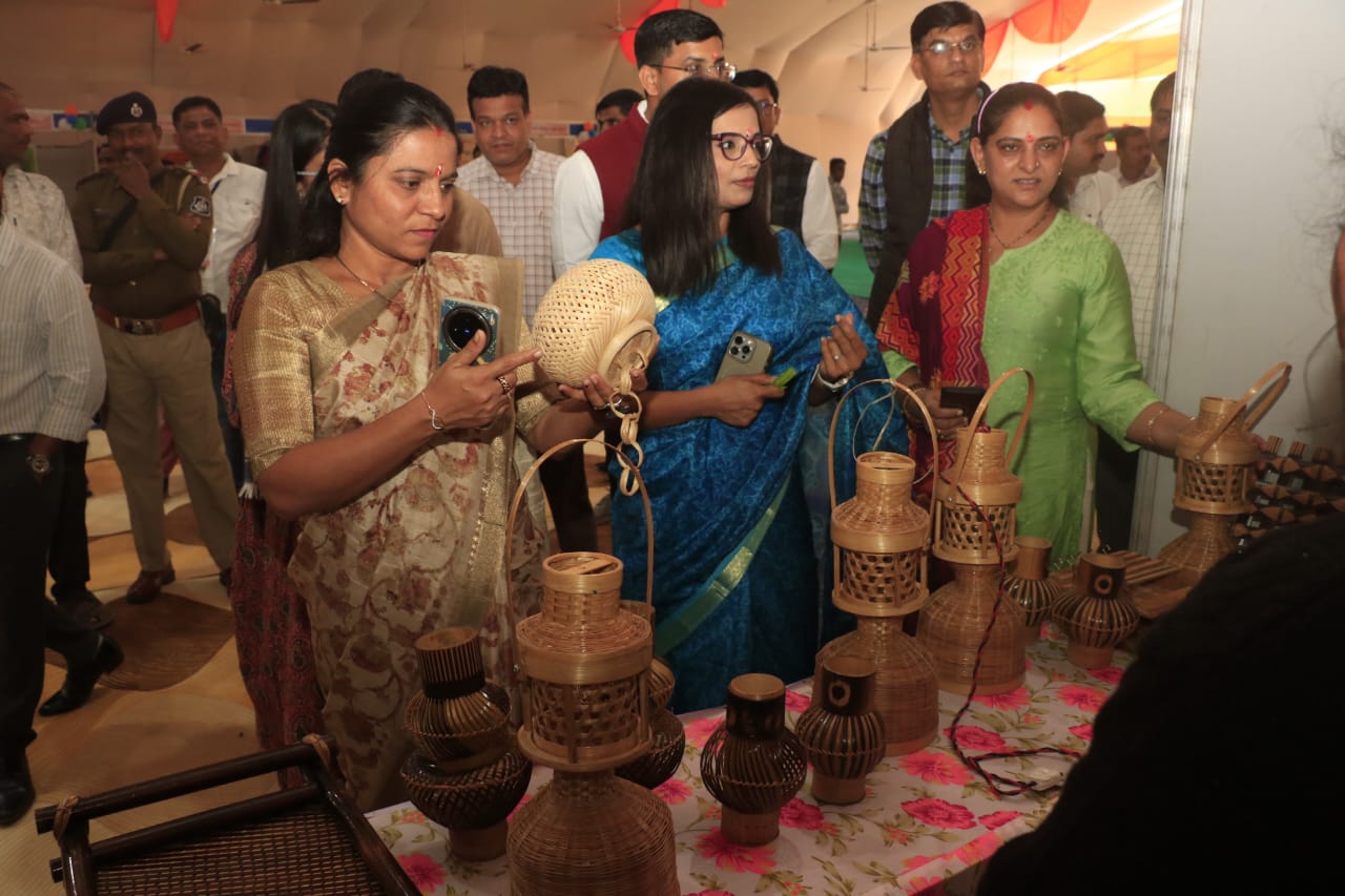 ટી સી કાપડિયા કોલેજ બોડેલી ખાતે ત્રિ-દિવસીય “સશક્ત નારી મેળા”ને ખુલ્લો મૂકતા જિલ્લા પંચાયત પ્રમુખ